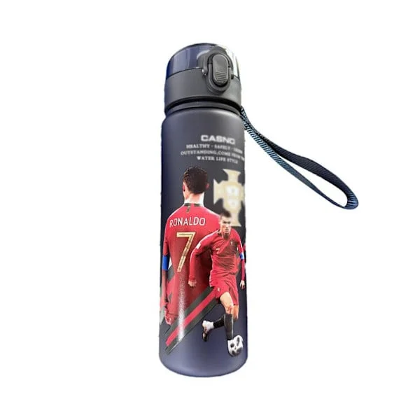 Ronaldo Vannflaske Premium Protein Shaker Blender Sportsflaske Flaske BPA-fri Vannflaske V4j5 B 560ml{ROG}