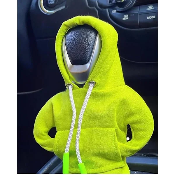 2 st Rolig Växelspaksknopp Huvtröja Skydd, Växelspaksknopp Huvtröja Sweatshirt Bil Interiör Mjuk Växelspak Spak Knopp Skydd Biltillbehör