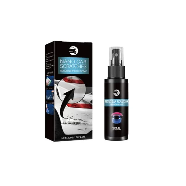 Keramisk lackförsegling bilbeläggningsspray multifunktionell polerings- och rengöringsspray mot repor 30 ml