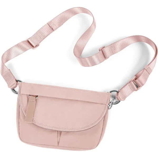 Mini Crossbody Bag with Adjustable Strap, Festival Bag, Waist Bag for Outdoors, Workout, Travel, and Everyday