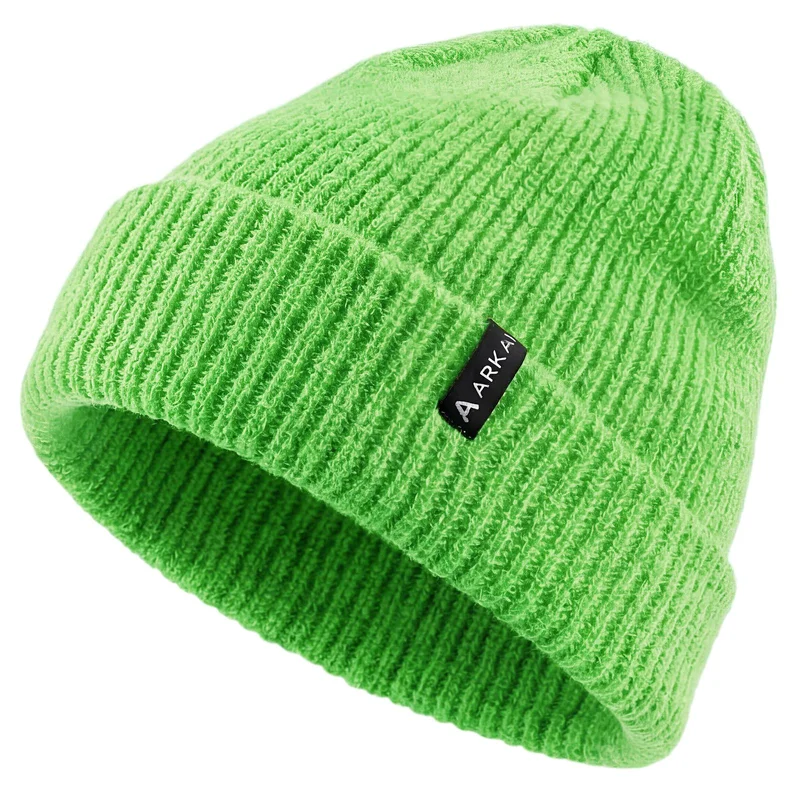 Nordisch | Grüne gerippte Fisherman-Mütze für Männer - Beanie Mützen