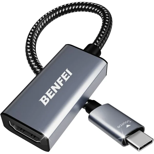 USB C to HDMI Adapter 4K@60Hz 3 to HDMI Adapter for MacBook Pro 2019/2018/2017, MacBook Air/iPad Pro 2018, Samsung Galaxy S10/S9