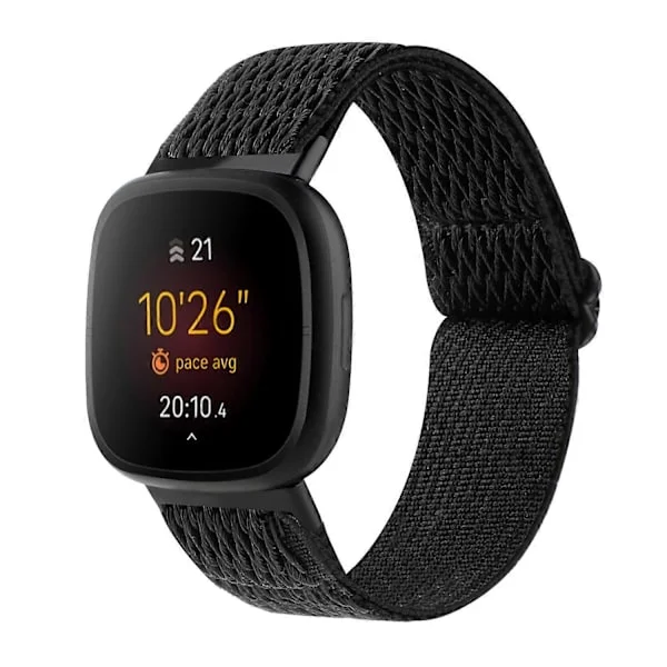 Fitbit Versa 4 / Sense 2 Yleismallinen Aalto Nylon Ranneke