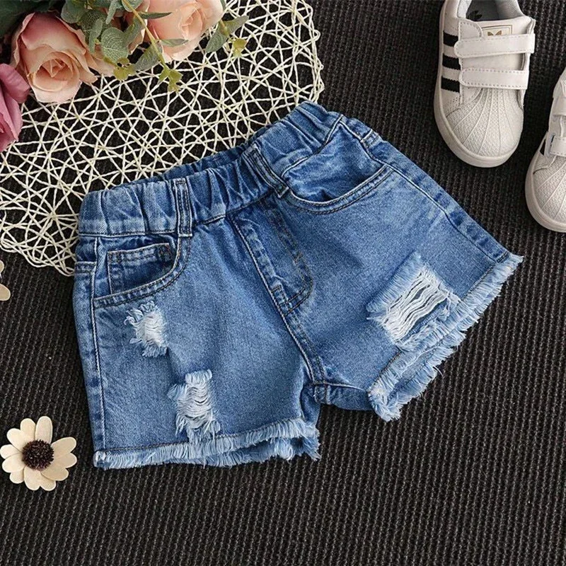 AliExpress - Enfants été Shorts filles Denim Shorts mode fille court bleu jean enfants pantalons filles Shorts adolescent vêtements 8 10 12 14 ans