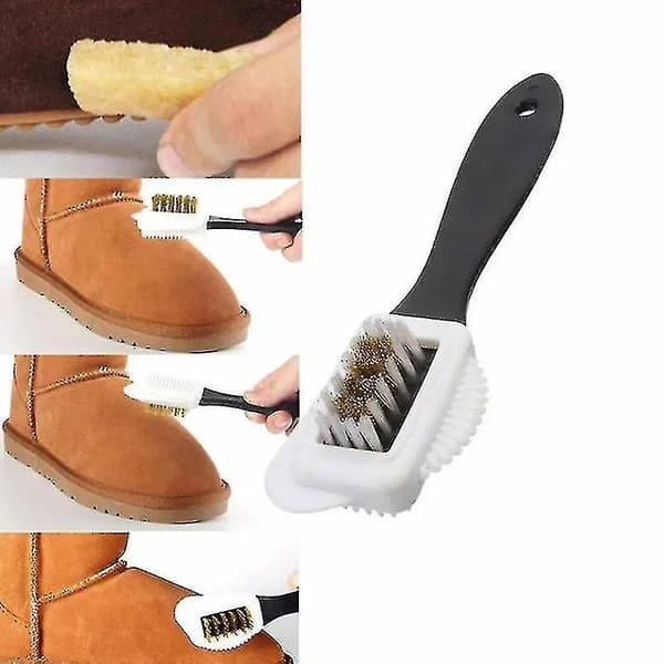 Suede Cleaning Kit. Suede Brush Suede Eraser for Shoes Boots. New Suede Nubuck Dry Cleaning Kit for Napped Leather Coats, Jackets