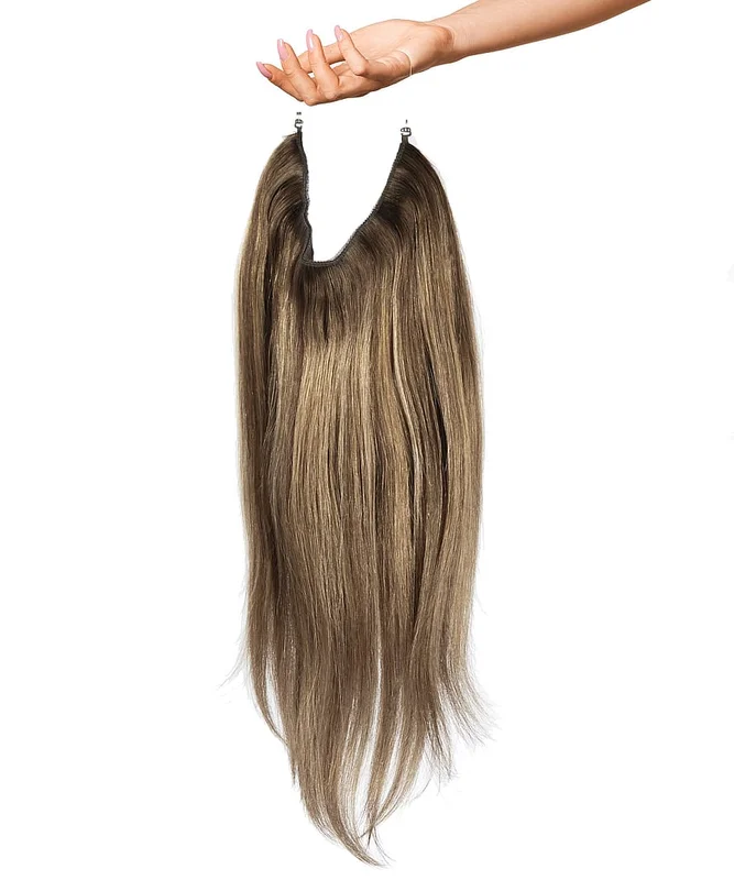 Rapunzel of Sweden Volume Hairband 50 cm Hazelnut Caramel Balayage B2.3/5.0, Hår, Børster & Accessories, Hair Extensions