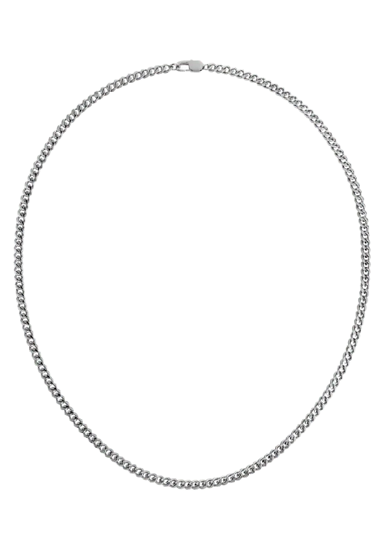 Edblad Riley Necklace Steel Accessoarer Herr Grå ONESIZE