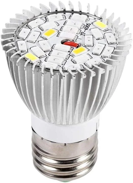 18W E27 Plant Light, LED Plant Light High Power Panel Full Spectrum LED Greenhouse Hydroponics Vegetables Potted Plants Plant Light Indoor Cultivation