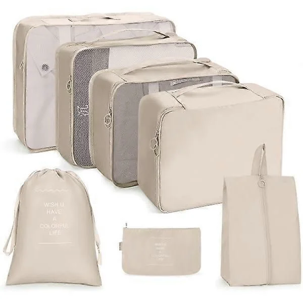 Packing Cubes for Suitcase 7 Pcs/Set Travel Packing Cubes