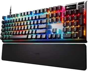 SteelSeries Apex Pro Gen 3 - Nordic - Grymt snabbt gamingtangentbord med justerbara switchar