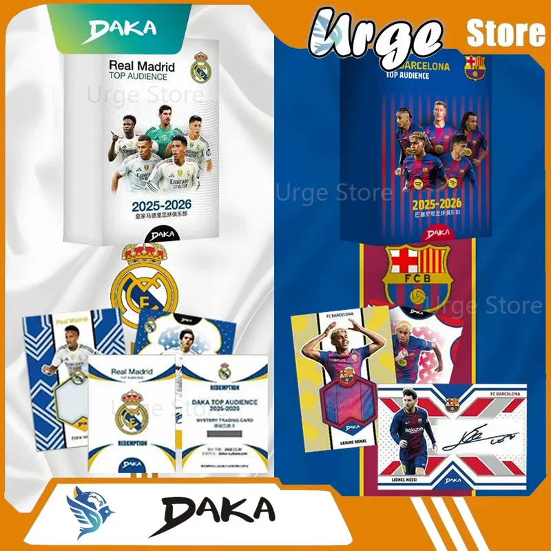 AliExpress - Original Daka 2025-26 Top Audience Series 2 Football Star Collection Cards Signature rating Card Football Club Offizielle Box-Geschenke
