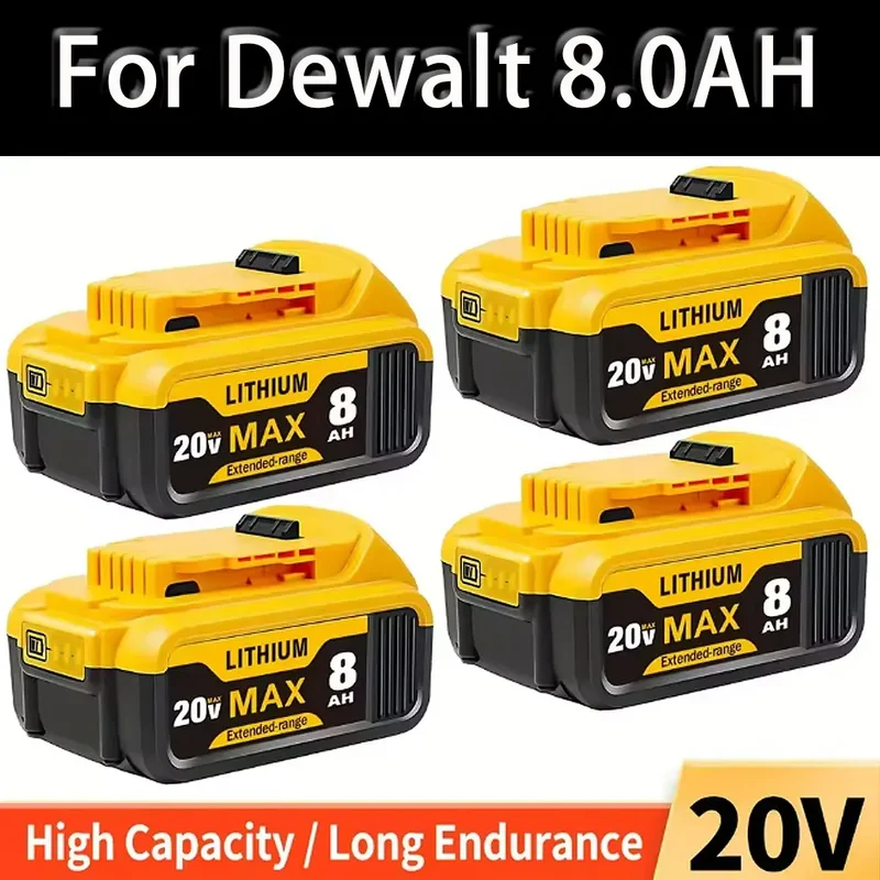 AliExpress - Der wiederaufladbare Lithium-Ionen-Akku 20 V 8,0 Ah MAX kann 18/20 V-Akku ersetzen, geeignet für Dewalt-Werkzeug DCF850 DCD796 DCF922