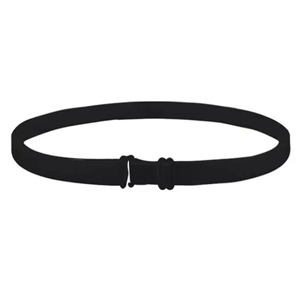 Musta crop top -nauha, säädettävä joustava crop top -nauha