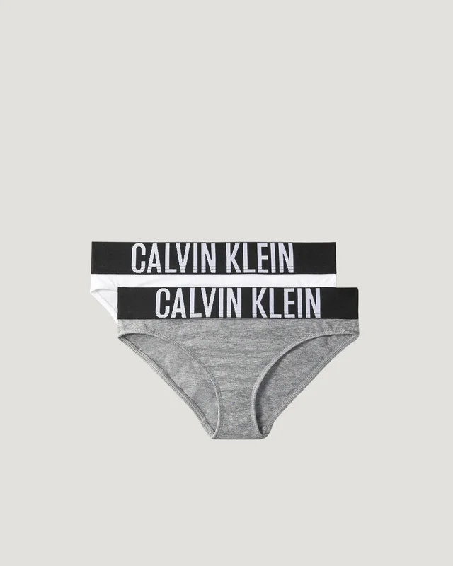 Calvin Klein 2PK BIKINI Grijs Ondergoed Meisjes - Kids Brand Store