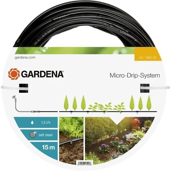 GARDENA slang - Integrerade ytdroppare 4,6 mm (3/16′′) - (1362-20)