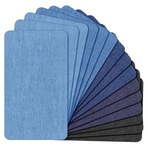 15 pcs Iron-on Patches for Clothing Repair, Jean Patches for Outside, Sew-on Iron-on Patches for Jean Kit