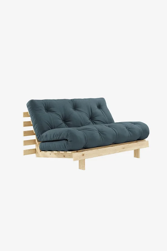 Karup - Sovesofa Roots 140 Rå bund - Blå - Sovesofaer - Fra Homeroom