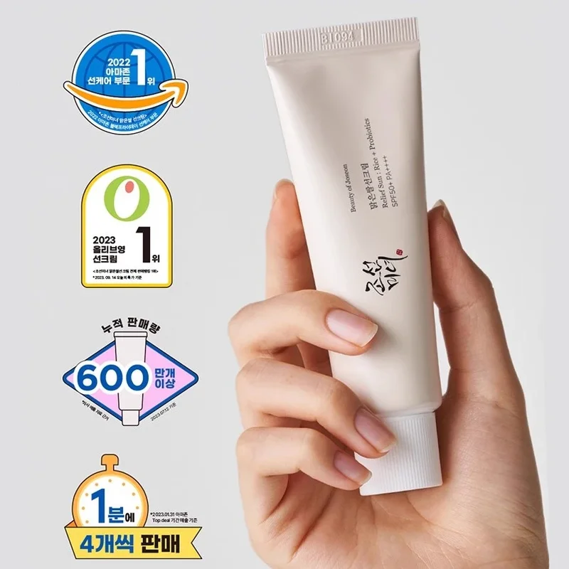 AliExpress - Crème solaire SPF50+ Beauty of Joseon, crème solaire coréenne au riz probiotique, bloqueur solaire, crème pour la peau, anti-UV, 