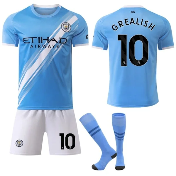 2025-2026 Manchester City Home Jersey for Kids and Adults with Socks No. 20 BERNARDO 18 No.20 BERNARDO