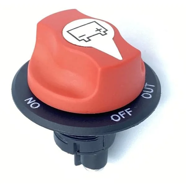 Båt Batteri Isolator Brytare, Batteri Frånkopplingsbrytare, Batteri Av/På Strömbrytare Max DC 50V 50A CONT 75A INT för Bil