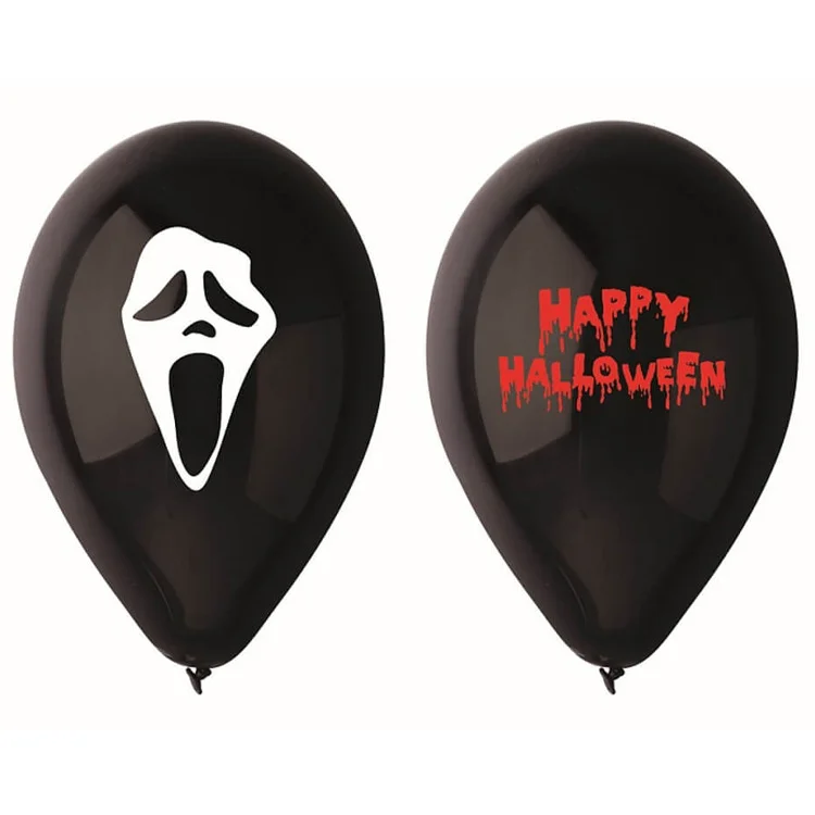 Ballonger Halloween Läskigt Motiv 5-pack - Halloween Dekoration - Kalaslagret.se