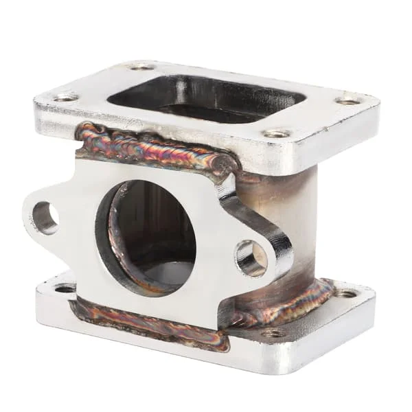T25 til T25 T2 til T2 Eksosadapter i rustfritt stål Ekstern Wastegate Flens