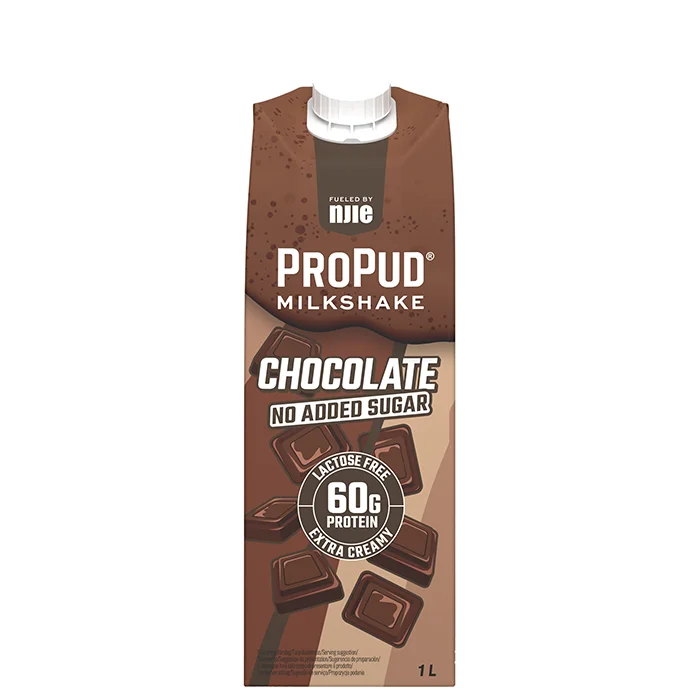 Proteindrikke ProPud Protein Milkshake 1 L, Chocolate - Bodyman.dk