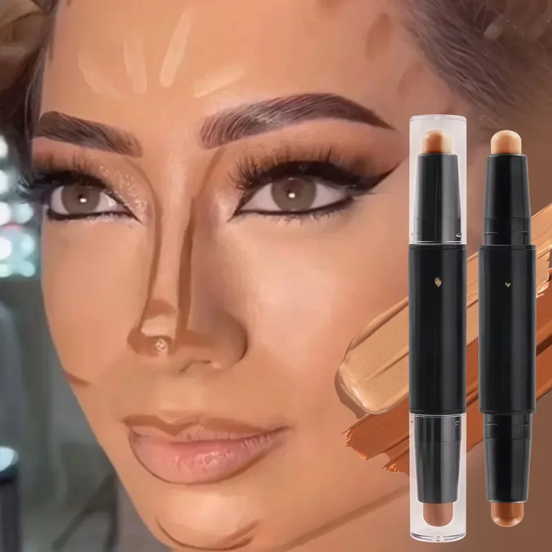 AliExpress - Doppel Kopf Highlight Stift Gesicht Make-Up Flüssigkeit Wasserdicht Contouring Foundation Kontur Make-Up Concealer Stick Bleistift 