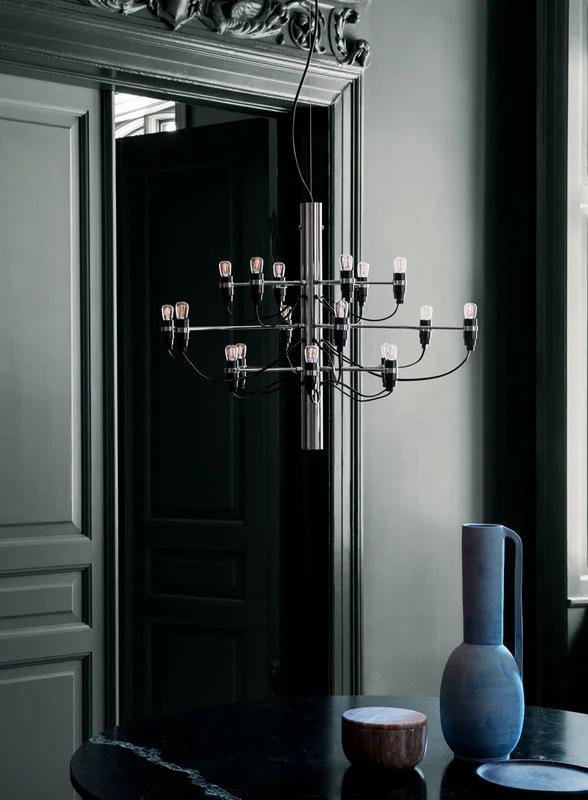 Flos 2097/18 Sarfatti lysekrone - krom