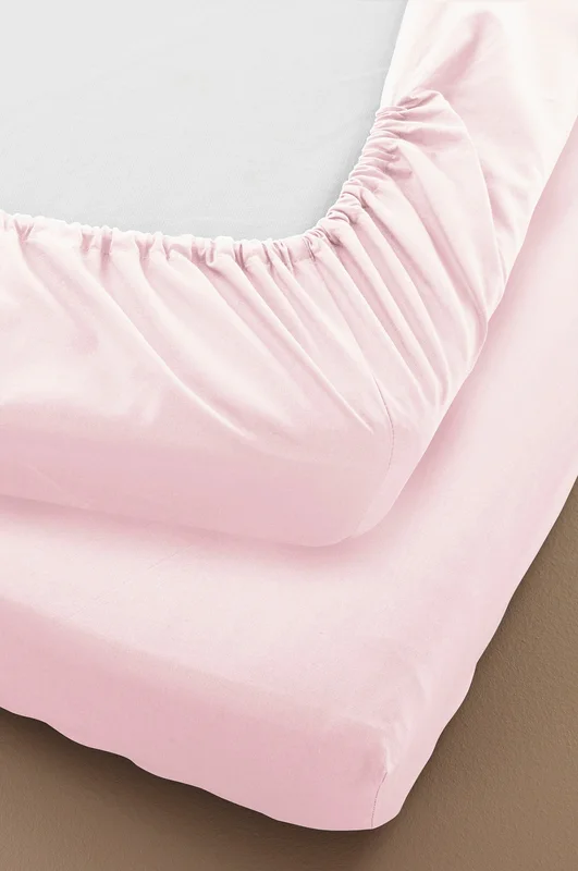 Jotex - Percale Mini Dra-på-lakan - Ekologisk Puderrosa ZACK - Köp Lakan hos Jotex