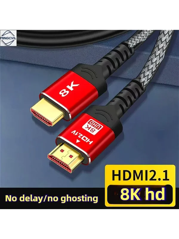 AliExpress - MINGCVIL 48Gbps HDMI-kompatibles Kabel 8K 60Hz 1m 2m 3m 5m HDMI-kompatibles 2.1-Kabel 4K 120Hz HDR 3D-Effekt-Video für HDTV-PC