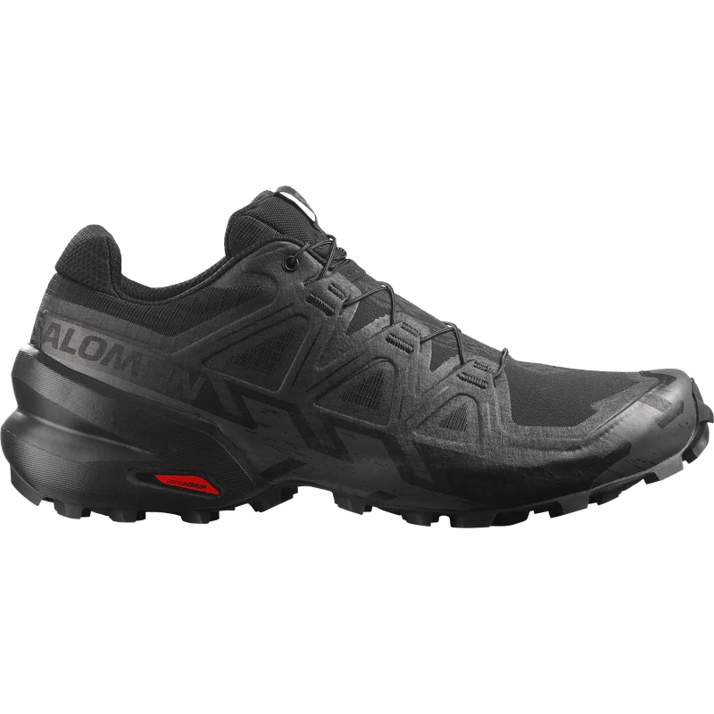Salomon - Men's Trail Running Shoes Speedcross 6 - Black / Black - 6.5