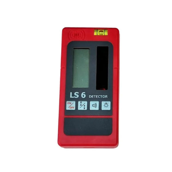Punainen laserilmaisin/vastaanotin laser-vaaituslaitteelle Leica, Topcon, Datum Ls6 -tyyliin js
