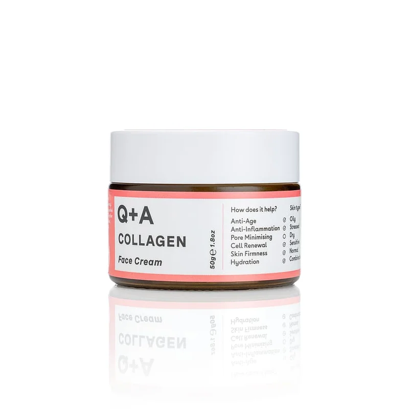 Q+A Collagen Face Cream 50 g, Hudpleje, Ansigtspleje, Natcreme