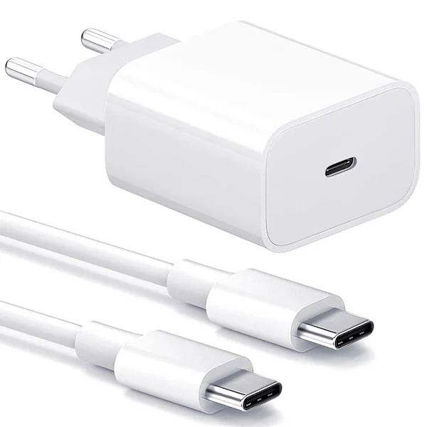 Charger Compatible with Samsung - Fast Charger 25W USB-C - Adapter+Cable