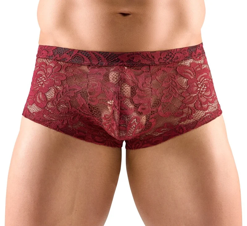 Svenjoyment: Red Lace Pants - Vuxen: Sexy klær til ham