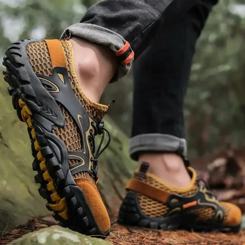 AliExpress - Chaussures de Randonnée Résistantes à l'Usure pour Homme, Baskets de Jogging et Trekking, Zapatos Rapides, Zones Extérieures, Invierno, 