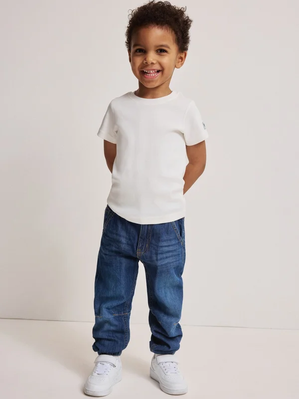 Polarn O. Pyret - ALEX Jeans Loose fit - Denim - Storlek: 98 - Barnkläder 2-3 År