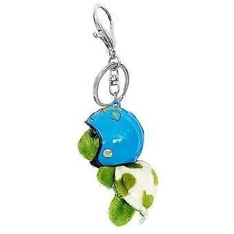 Helmet Sea Turtle Keychains Wallet Bag Charm Keychain Plush Pendant Key Holder Animal Ornaments Car Exquisite Decorations (Dragon)