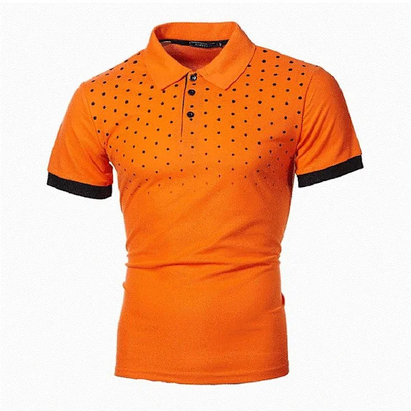 Kb Herre Polo Herre Skjorte Kortermet Polo Skjorte Kontrastfarge Polo Nye klær Sommer Streetwear Uformelle mote Herre Overdeler