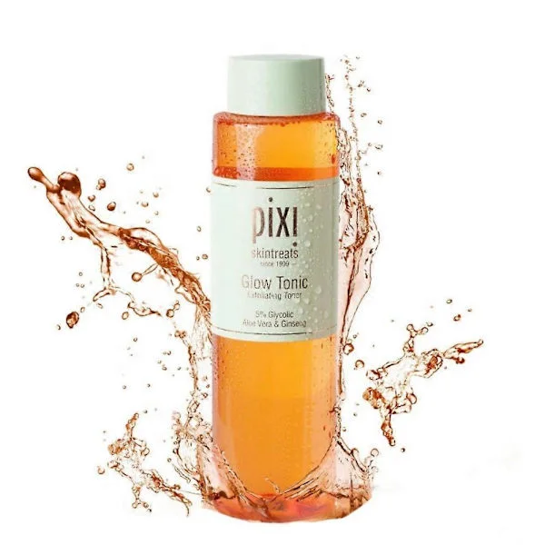 Pixi Glow Tonic 250ml – Exfolierande ansiktsvatten med glykolsyra, aloe och ginseng