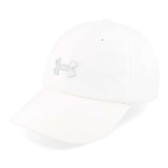 Under Armour - White unconstructed Caps - Womens Blitzing White Dad Cap @ Hatstore