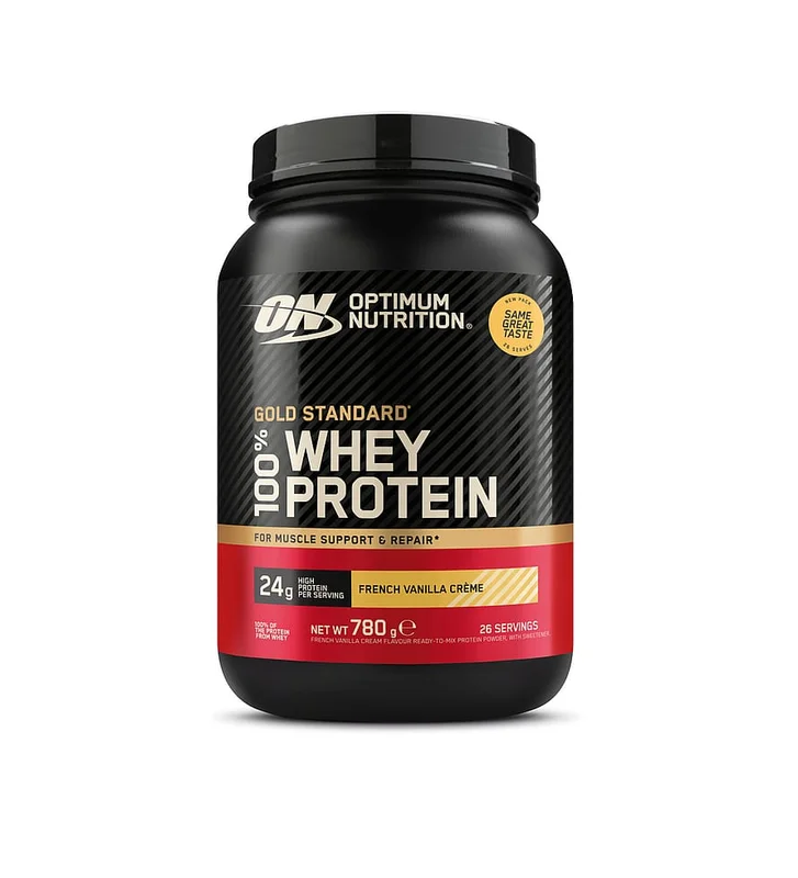 Spar 20% • Køb 2, Optimum Nutrition Gold Standard 100% French Vanilla 780 g, Sport & Velvære, Protein & Energi, Proteinpulver