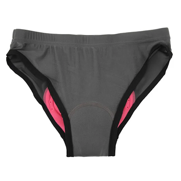 Snabbtorkande 3D-vadderade cykelunderkläder för dam, cykelshorts mörkgrå XL