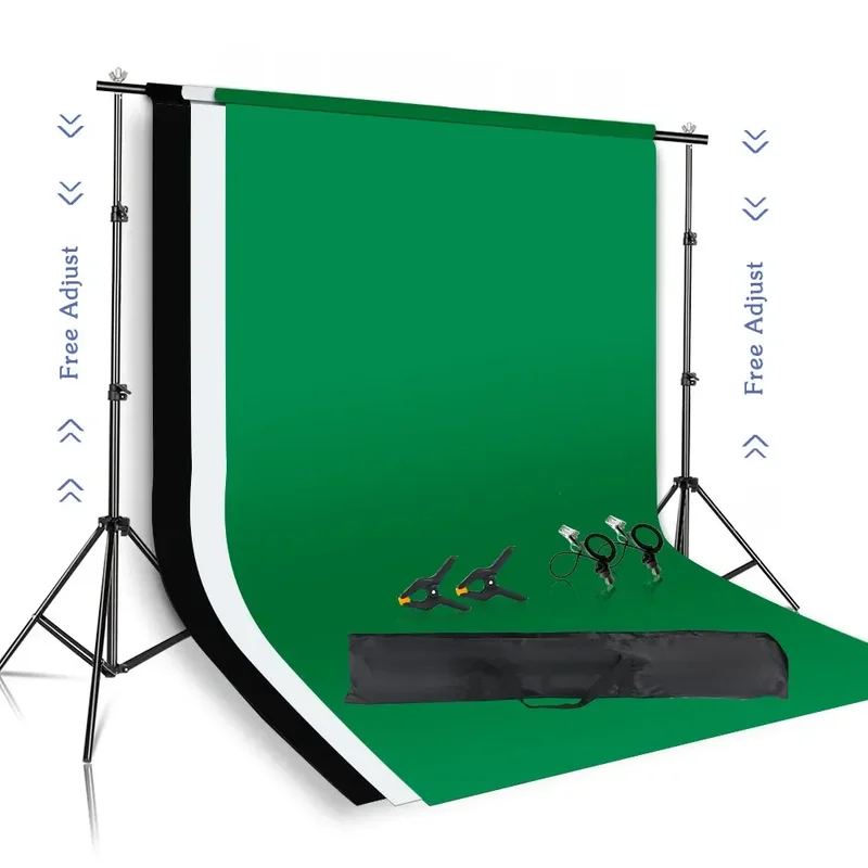 AliExpress - SH Fotografie-Hintergrundständer-Set mit verstellbarem Stützsystem, Hintergründe für Fotostudio, Chromakey-Greenscreen-Rahmen
