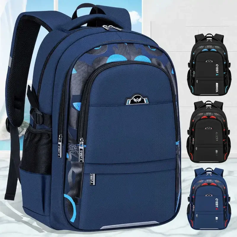 AliExpress - 2024 neue Kinder Schule Taschen Kinder Rucksack In Primäre Schulranzen Für Teenager Jungen Wasserdichte Rucksäcke Buch Tasche Mochila