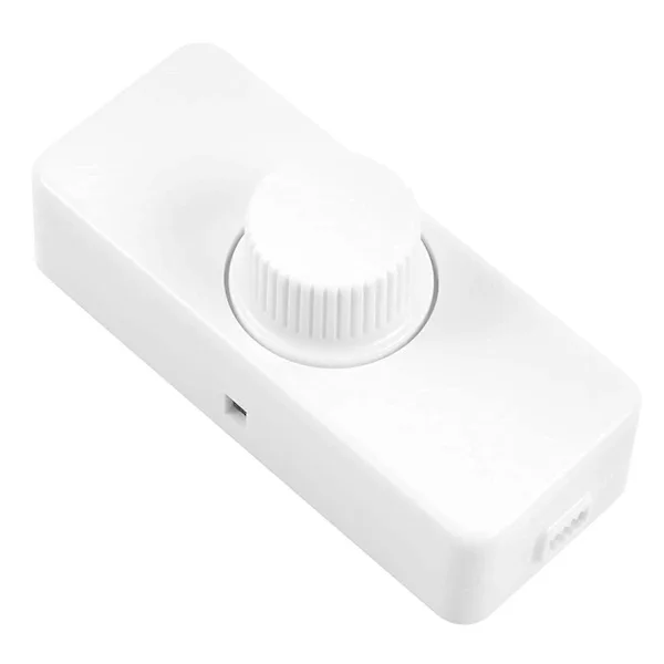 3-100W LED bakkantsdimmer (roterande dimmer), används för dimbara LED, glödlampa, halogenlampa, 220-240V, CE-kontakt, vit