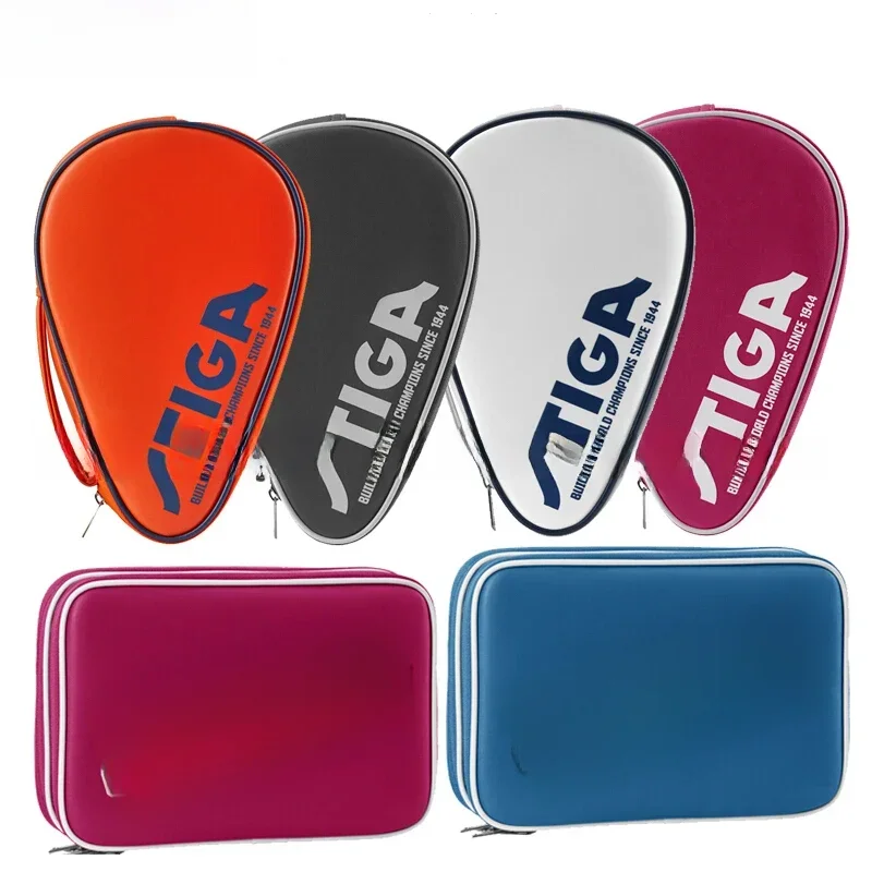 AliExpress - STIGA Tischtennisschläger Tasche Neue Doppelschicht Quadratisch Rund Training Professionelle Balde Bat Paddel STIGA Schläger Ping Pong 