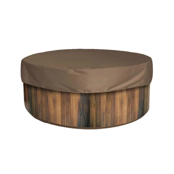 Rundt Spabad Cover UV-bestandigt Spabad Covers Udendørs Spa Spabad Covers