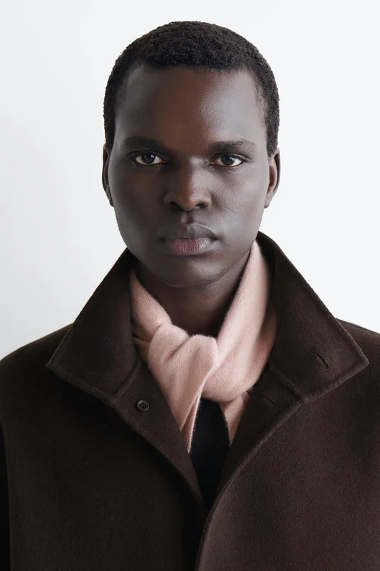 COS Cashmere Triangle Scarf in Pink - Men
